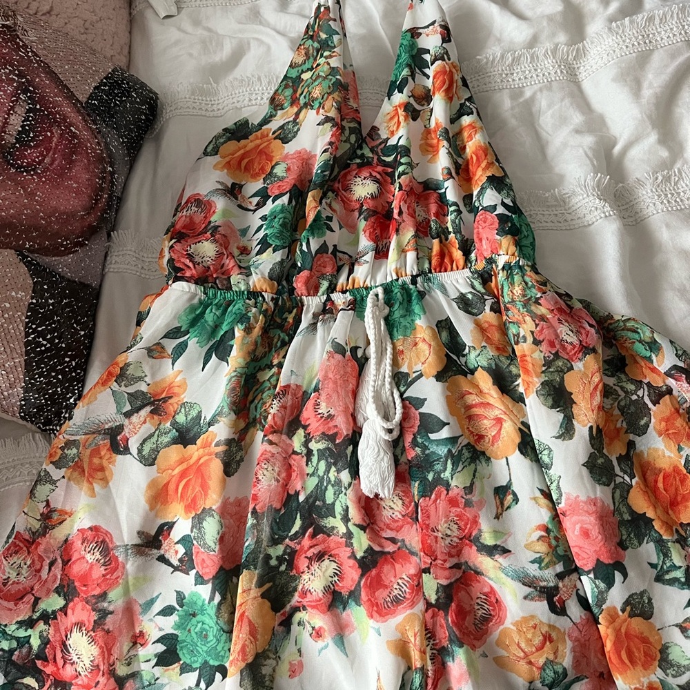 FLORAL ROMPER
